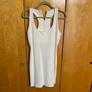 Elegant Cream Sleeveless dress